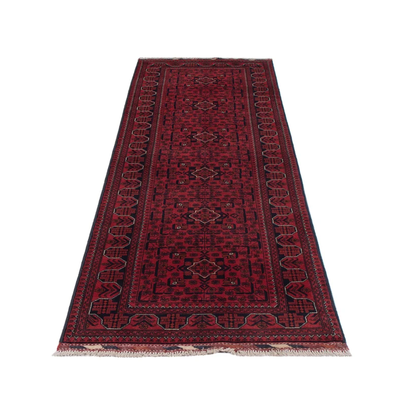 Khal Mohammadi Teppich 80x292cm - Orientteppich - dunkelrot