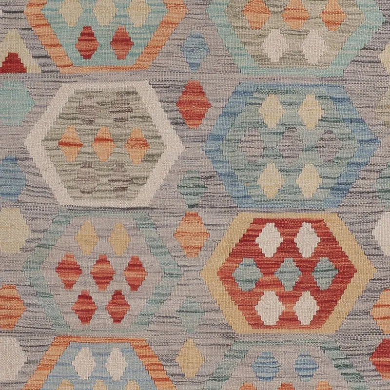 Kelim Maimene Teppich 183x252cm - mehrfarbig