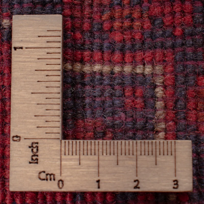 Läufer Afghan - Kunduz - 81 x 298 cm - dunkelrot