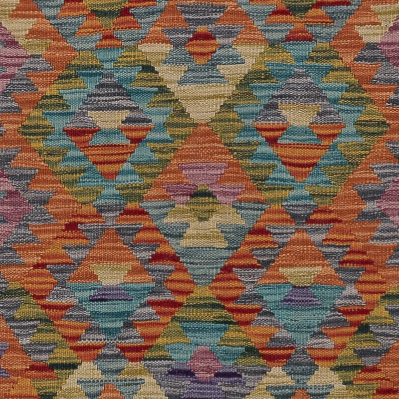 Kelim Maimene Teppich 75x297cm - mehrfarbig