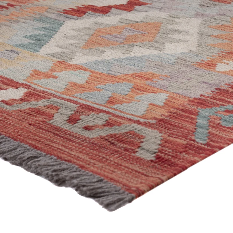 Kelim Maimene Teppich 79x290cm - mehrfarbig