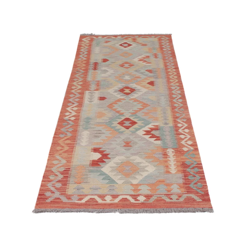 Kelim Maimene Teppich 79x290cm - mehrfarbig