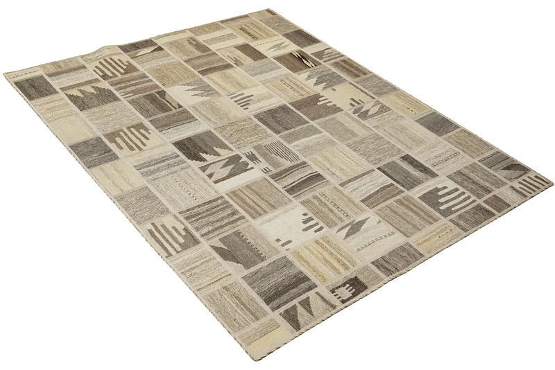 Kelim Tekkeh · Handgewebt – Beige, 200x150 cm