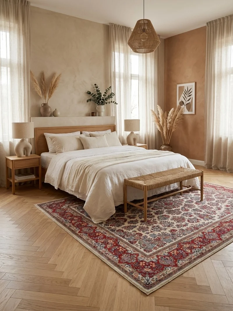 Sarough · Handgeknüpft – Beige, 340x260 cm