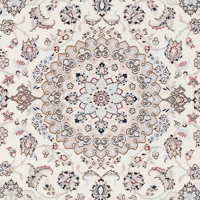 Nain 6La · Handgeknüpft – Beige, 158x105 cm