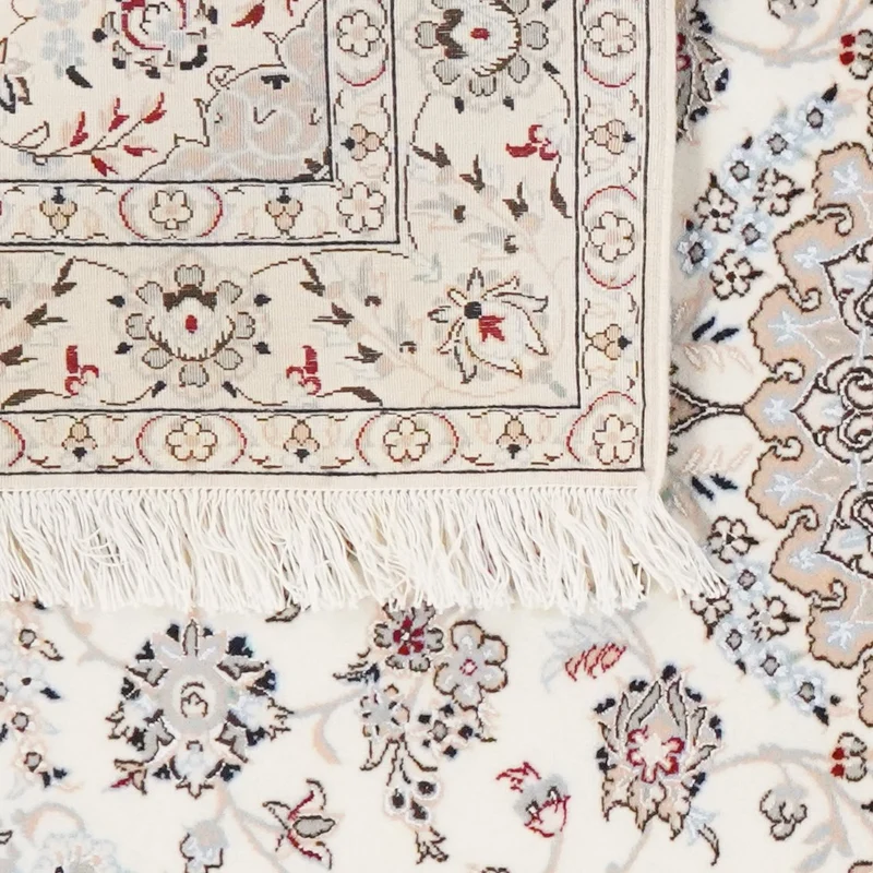Nain 6La · Handgeknüpft – Beige, 158x105 cm