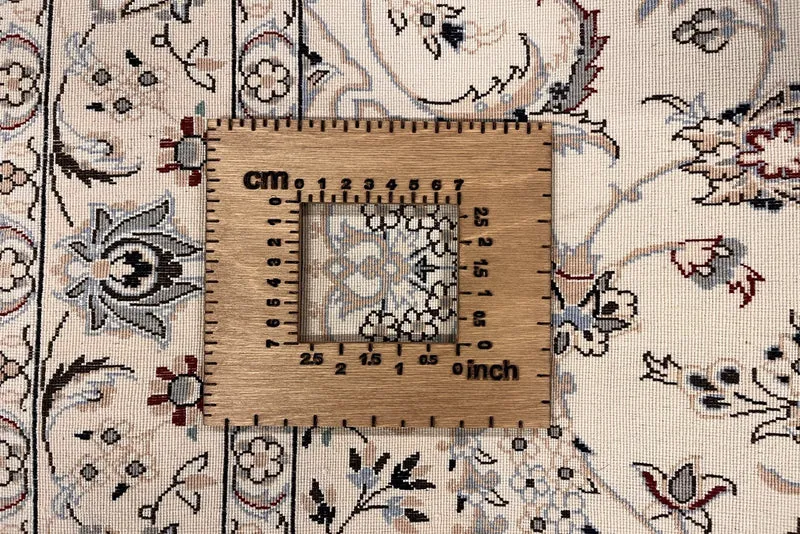 Nain 6La · Handgeknüpft – Beige, 158x105 cm