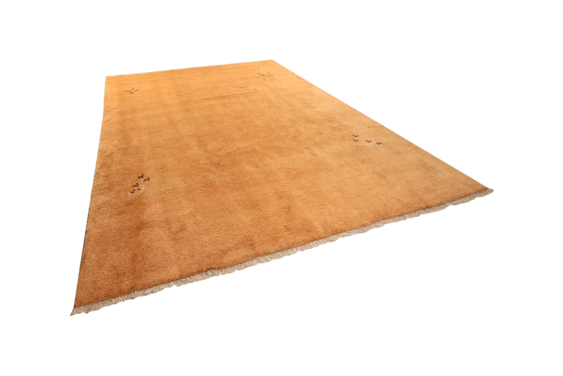 Gabbeh · Handgeknüpft – Gelb, 338x282 cm