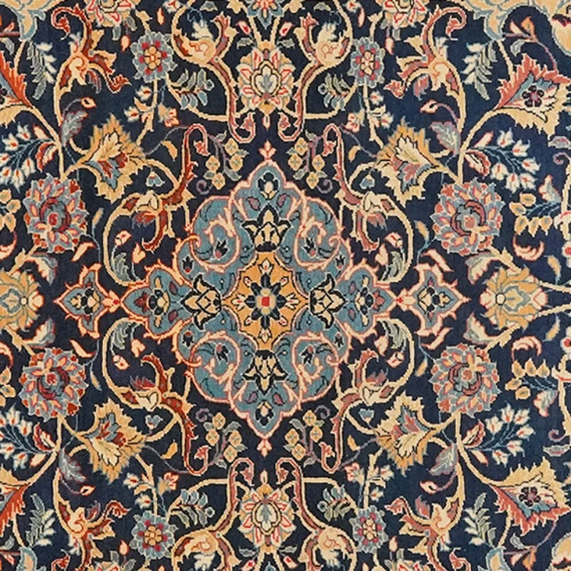 Sarough · Handgeknüpft – Blau, 153x104 cm