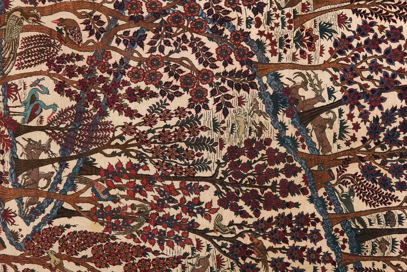 Isfahan · Handgeknüpft – Braun, 322x212 cm