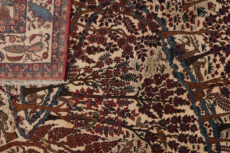 Isfahan · Handgeknüpft – Braun, 322x212 cm