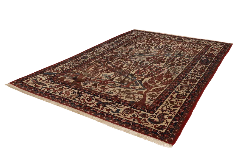 Isfahan · Handgeknüpft – Braun, 322x212 cm