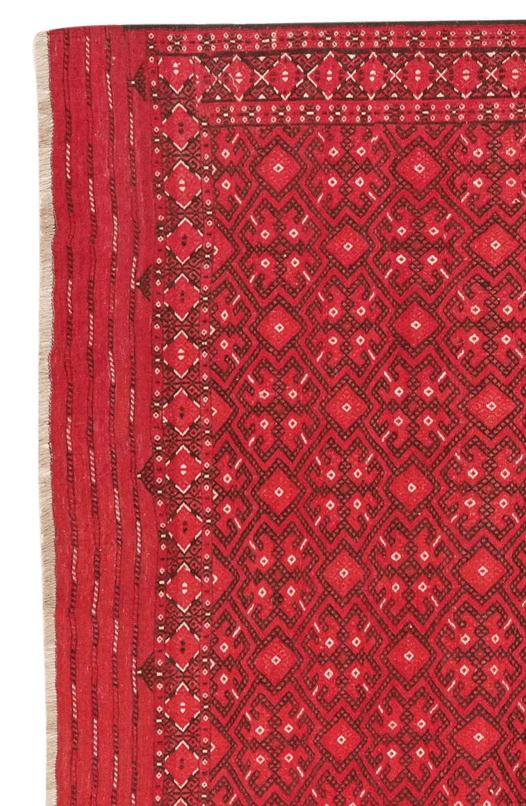 Kelim Turkman · Handgewebt – Rot, 337x225 cm