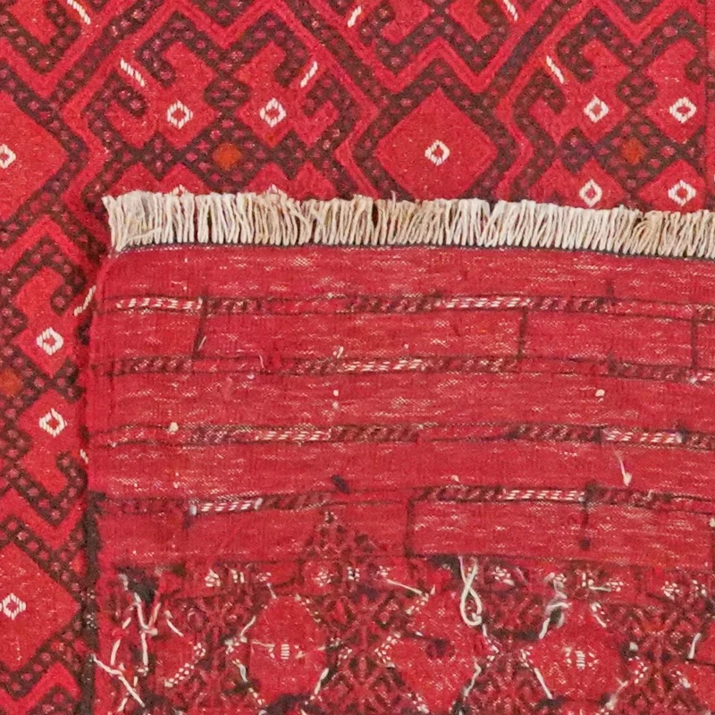 Kelim Turkman · Handgewebt – Rot, 337x225 cm