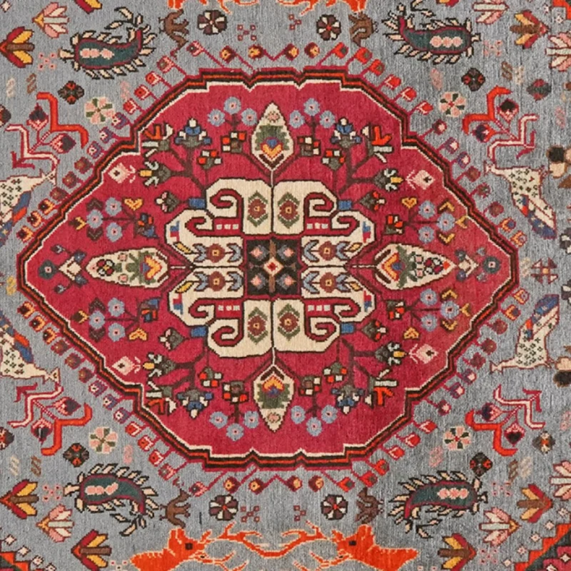 Kashkuli · Handgeknüpft – Blau, 154x104 cm
