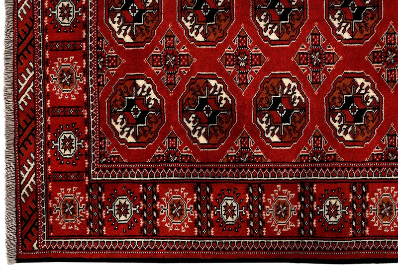 Turkman · Handgeknüpft – Rot, 193x132 cm