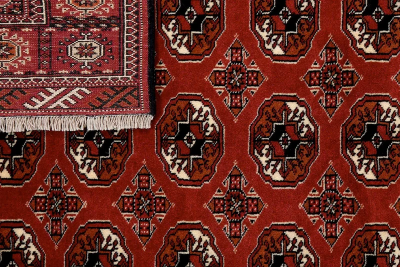Turkman · Handgeknüpft – Rot, 193x132 cm