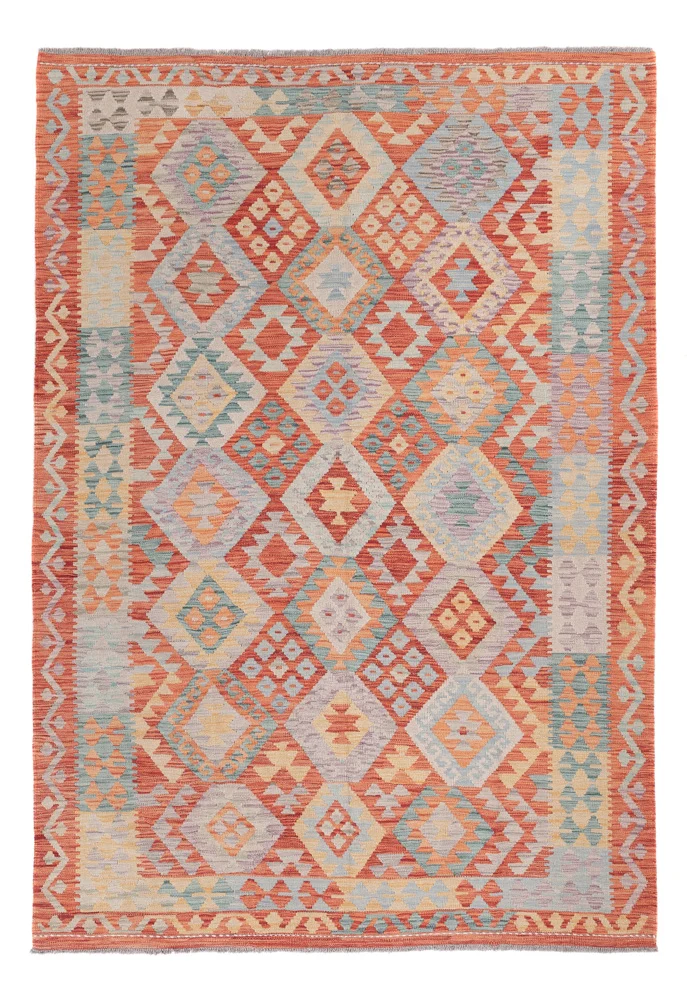 Kelim Maimene Teppich 173x246cm - mehrfarbig