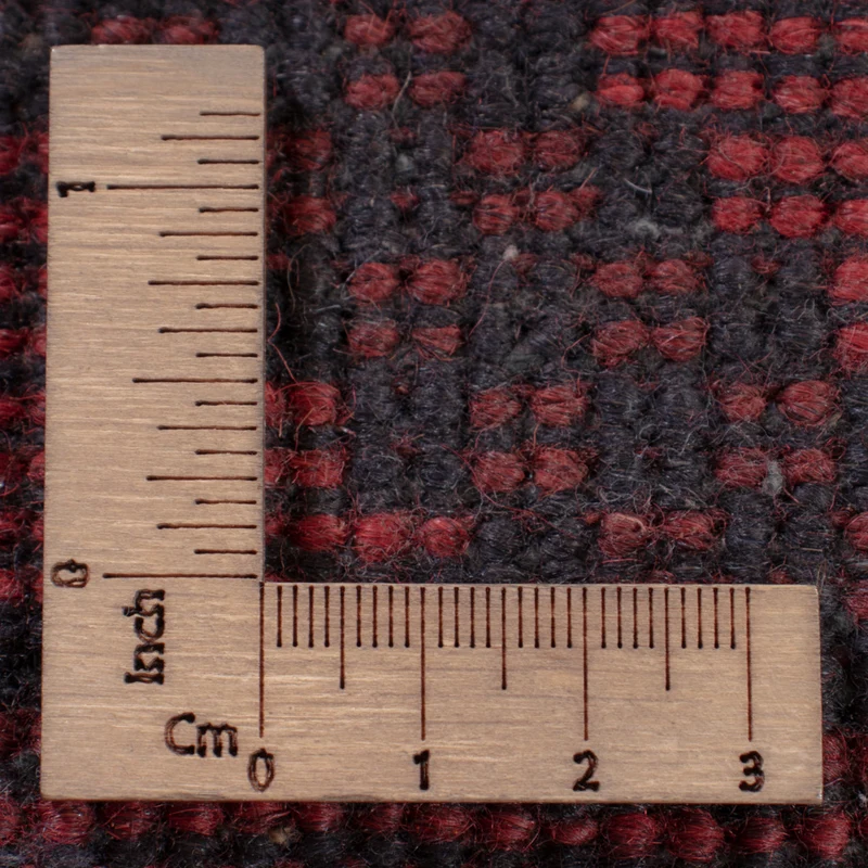 Akhche Teppich 162x242cm - Perserteppich - dunkelrot