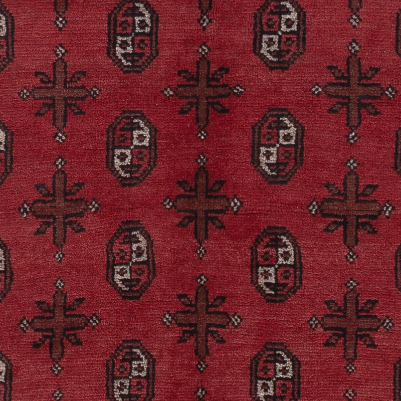 Akhche Teppich 164x242cm - Perserteppich - dunkelrot