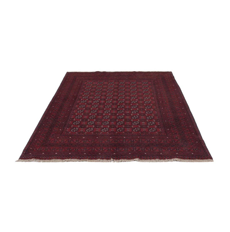 Akhche Teppich 166x238cm - Perserteppich - dunkelrot