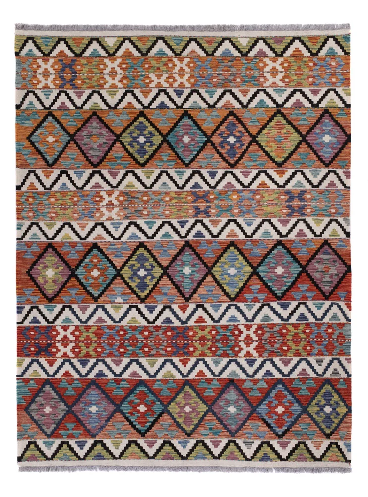 Kelim Maimene Teppich 176x237cm - mehrfarbig