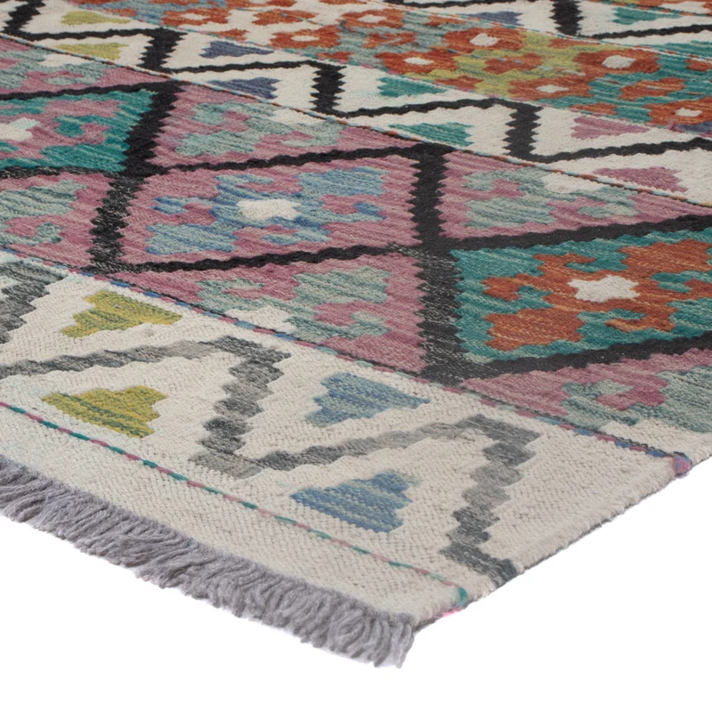 Kelim Maimene Teppich 176x236cm - mehrfarbig