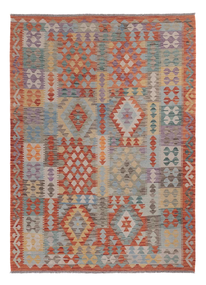 Kelim Maimene Teppich 172x240cm - mehrfarbig