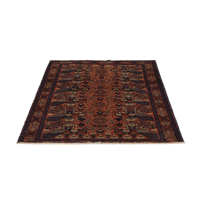 Belutsch Teppich 119x176cm - Orientteppich - dunkelrot