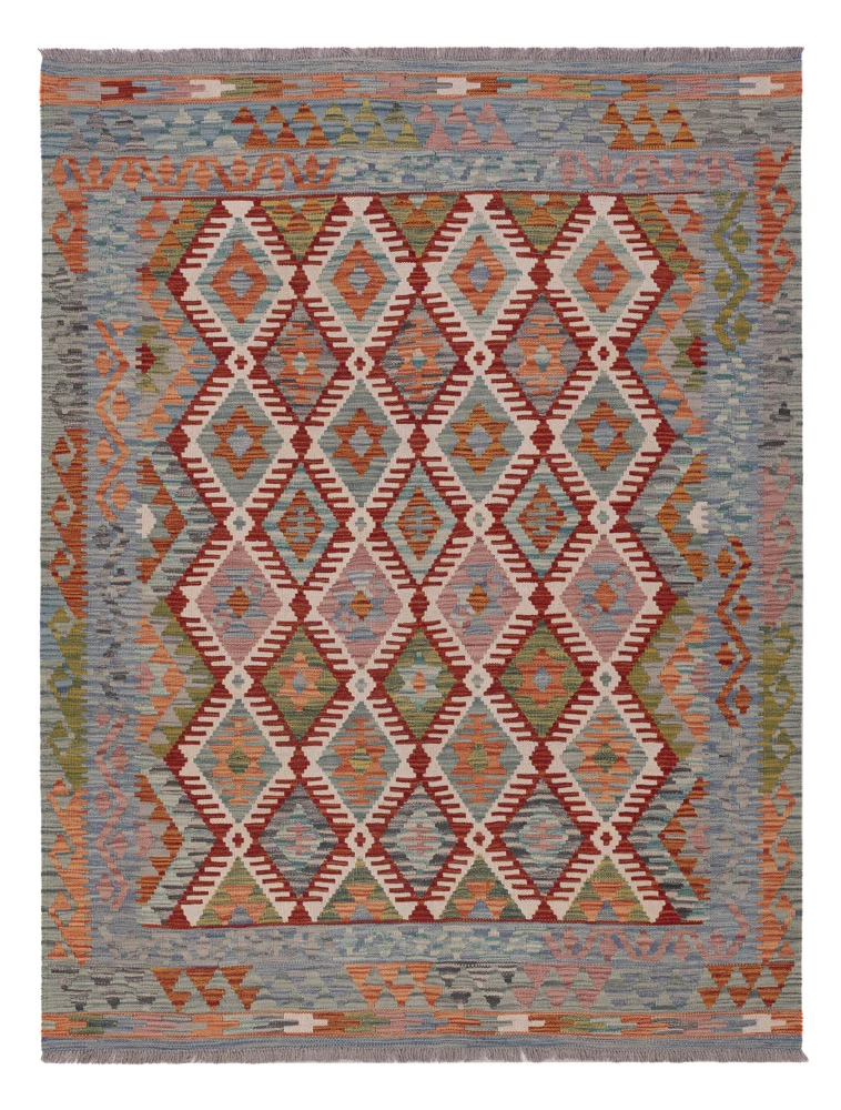 Kelim Maimene Teppich 154x195cm - mehrfarbig
