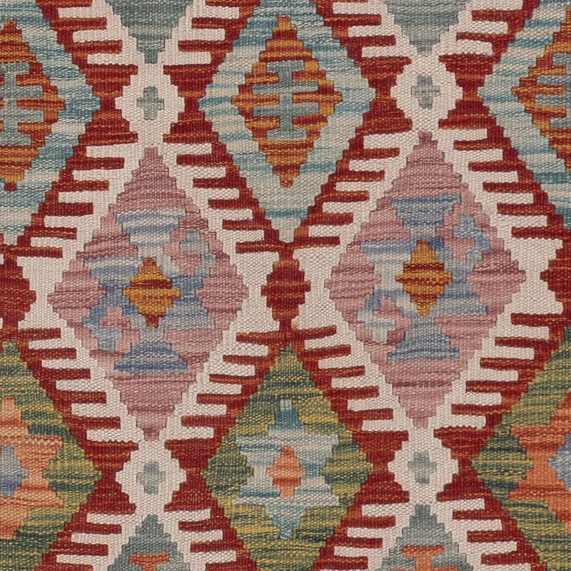Kelim Maimene Teppich 154x195cm - mehrfarbig