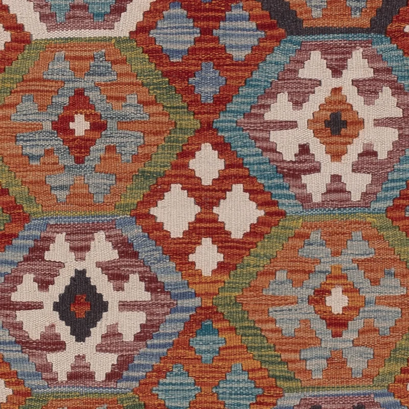 Kelim Maimene Teppich 157x192cm - mehrfarbig