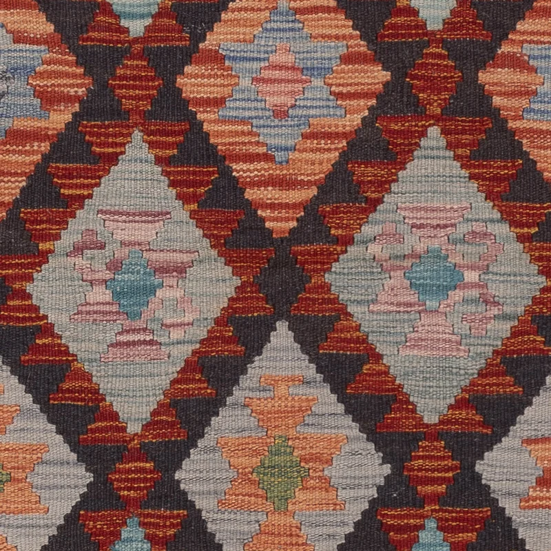 Kelim Maimene Teppich 155x196cm - mehrfarbig