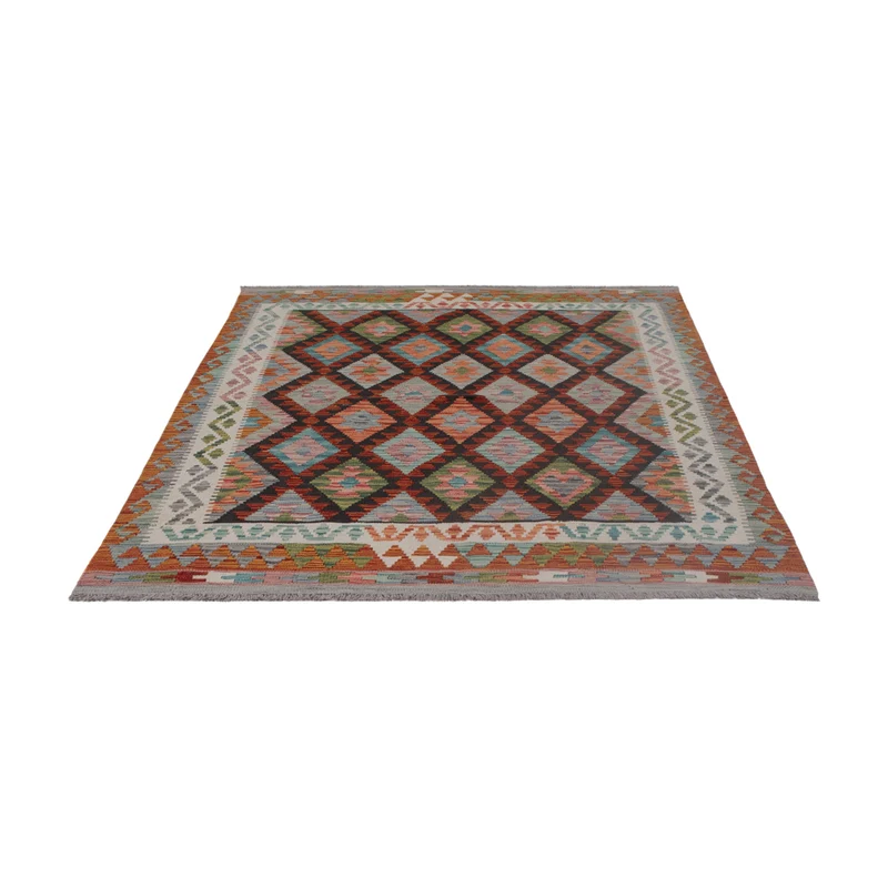 Kelim Maimene Teppich 155x196cm - mehrfarbig
