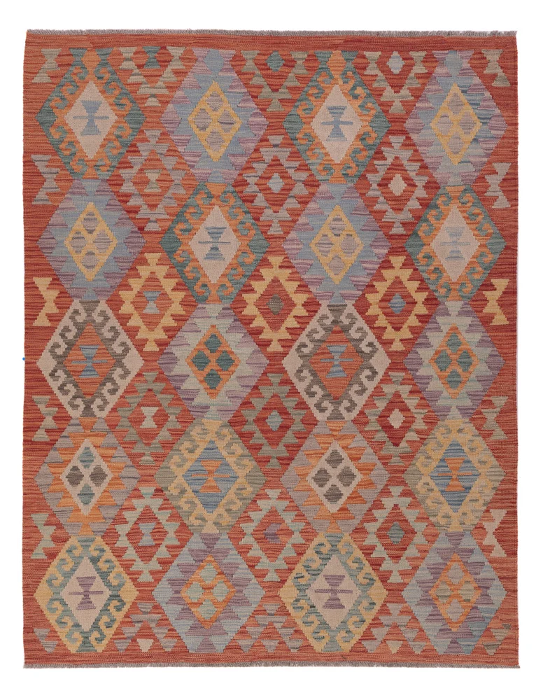Kelim Maimene Teppich 155x200cm - mehrfarbig