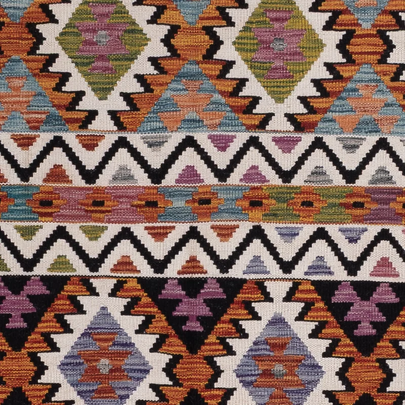 Kelim Maimene Teppich 178x245cm - mehrfarbig
