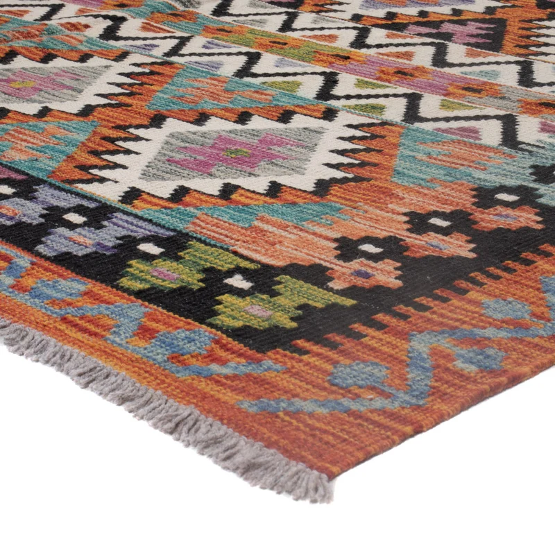 Kelim Maimene Teppich 178x245cm - mehrfarbig