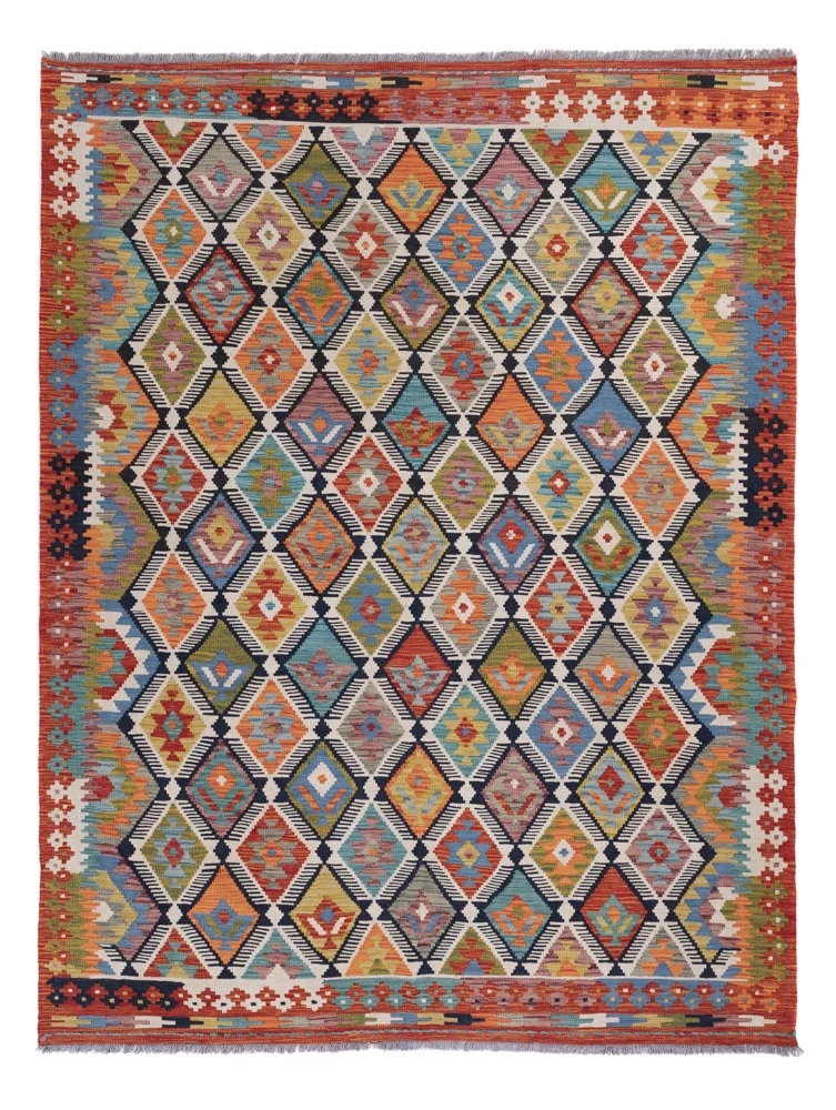 Kelim Maimene Teppich 180x240cm - mehrfarbig