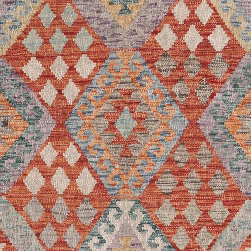 Kelim Maimene Teppich 182x252cm - mehrfarbig