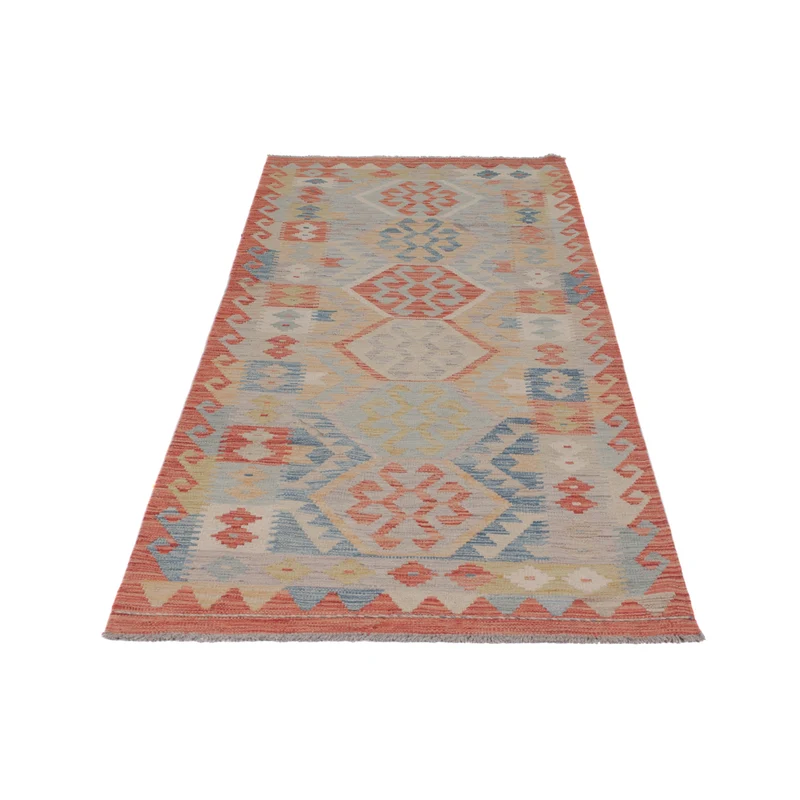 Kelim Maimene Teppich 88x256cm - mehrfarbig