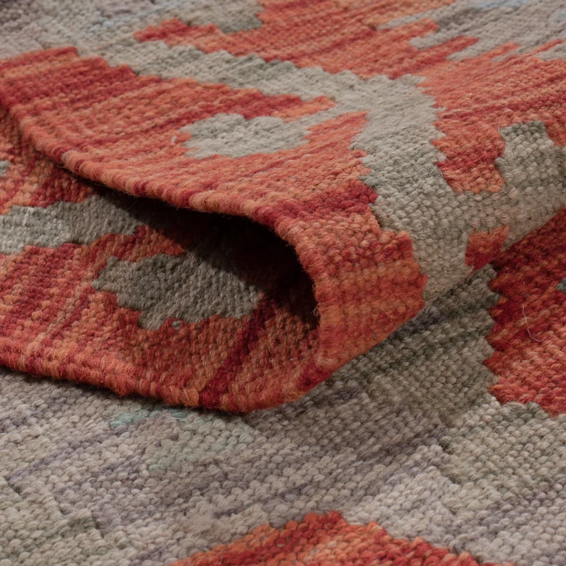Kelim Maimene Teppich 79x288cm - mehrfarbig