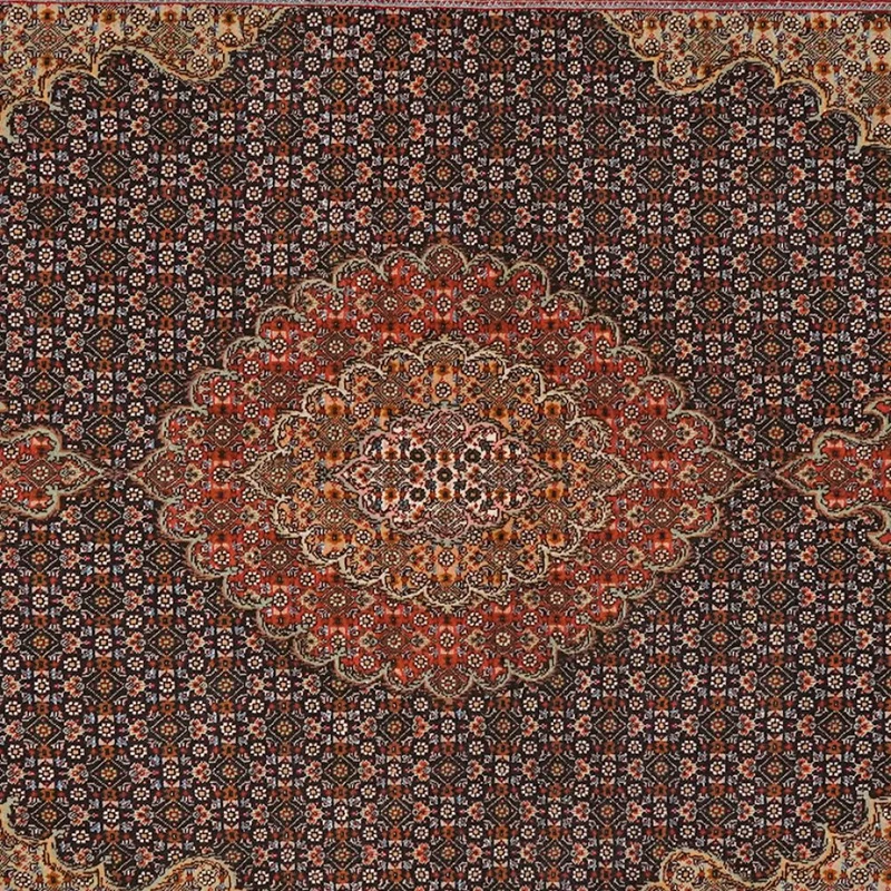 Tabriz 50 Raj · Handgeknüpft – Blau, 213x156 cm