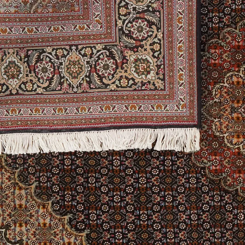 Tabriz 50 Raj · Handgeknüpft – Blau, 213x156 cm