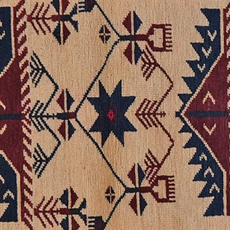 Yagdjibedir · Handgeknüpft – Beige, 125x74 cm