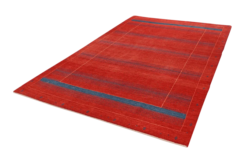 Gabbeh · Handgeknüpft – Rot, 299x192 cm