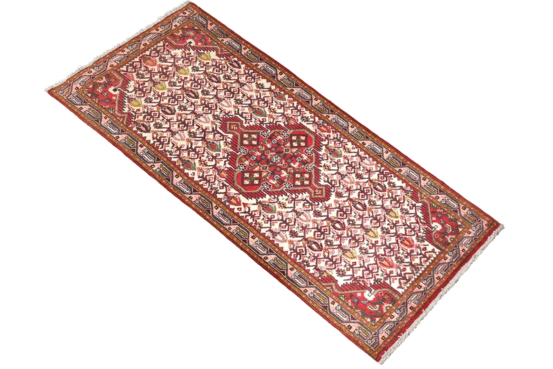 Assadabad · Handgeknüpft – Beige, 192x80 cm