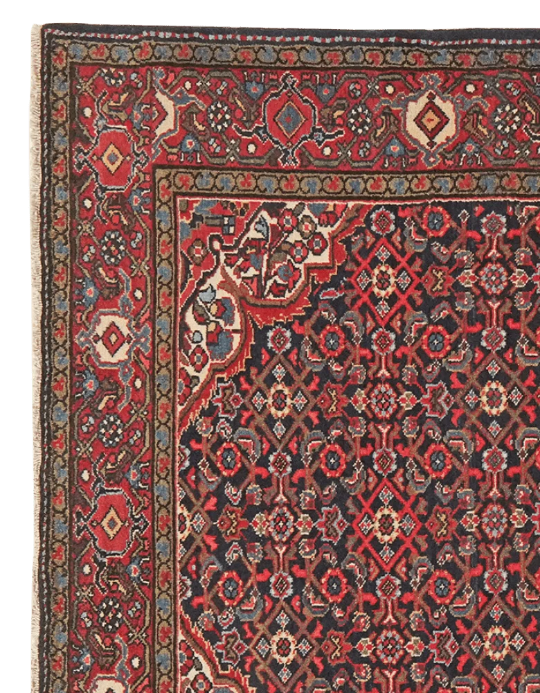 Farahan · Handgeknüpft – Blau, 203x147 cm