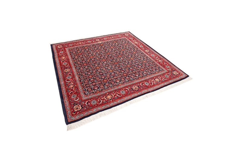 Tabriz 40 Raj · Handgeknüpft – Blau, 202x200 cm