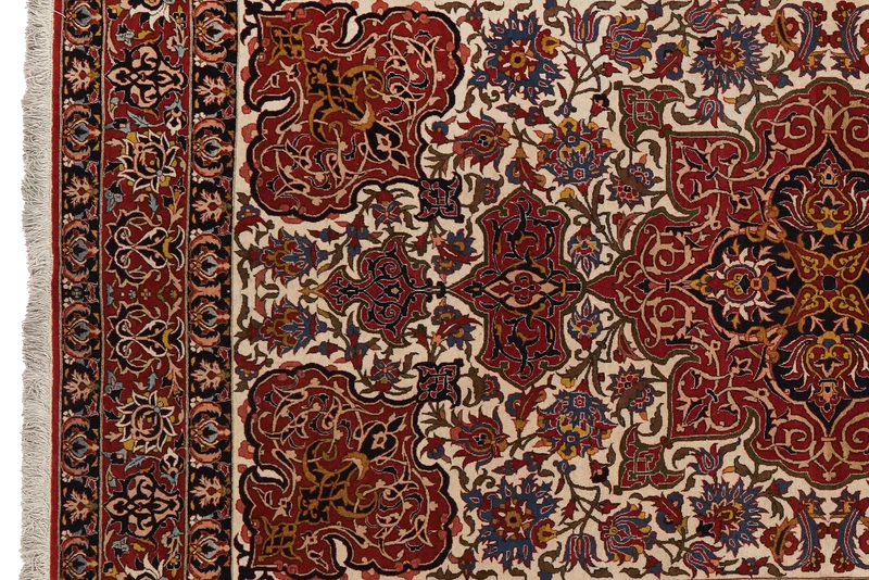 Isfahan · Handgeknüpft – Braun, 240x144 cm