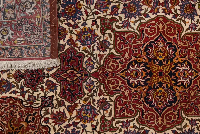 Isfahan · Handgeknüpft – Braun, 240x144 cm